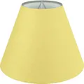 Produktbild: Premium Lampenschirm Stehlampe Gelb Baumwolle E14/E27 M=UØ 25cm