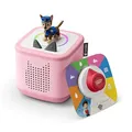 Produktbild: Boxine Tonies Toniebox 2 kabelloser Lautsprecher für Kinder pink inkl. Game Tonies Play M & Paw Patrol Tonie Chase 11003480