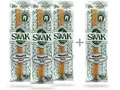Produktbild: MISWAK Siwak, 100% Natur Zahnbürste, Zahnputzholz mit natürlichen Mineralstoffen und Gipskristallen für schonend saubere und weisse Zähne, klinisch getestet, 3 + 1 Set, (4 Stück, 9 - 15 mm dick) Vegan