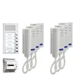 Produktbild: TCS Türsprechanlage Set 6 Teilnehmer Audio Aufputz Silber Weiß ISH3030
