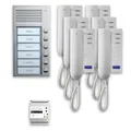 Produktbild: TCS PPA06-EN/02 pre:pak Audio-Außenstation, 6 Wohneinheiten, Aufputz, silber/wei