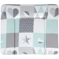 Produktbild: Roba Wickelauflage, Mintgrün, Textil, Grafikmuster, 85x75 cm, Pflegen, Wickeln, Wickelauflage
