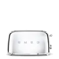 Produktbild: SMEG TSF02SSEU - 2-Schlitz-Toaster, Lang mit 5 Jahre Garantie, Designlinie 50's Style, Metall, BxTxH: ca. 40x21x22 cm