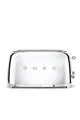 Produktbild: Smeg, 2x4 TSF02SSEU -Toaster, 2 Schlitze für 4 Scheiben, 6 Vergoldungsniveaus, Heizfunktion, Abtau- und Bagel- Funktion, Sammelschublade, 1500W, Chrom