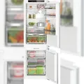 Produktbild: Bosch Serie 6 KIN86ADD0 Einbau-Kühl-Gefrier-Kombination mit Gefrierbereich unten, 177.2 x 55.8 cm, Flachscharnier mit Softeinzug