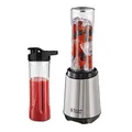 Produktbild: Russell Hobbs Mixer - Standmixer & Smoothie Maker to go [23.500 U/min Power-Motor] inkl. 2x Mixbehälter 600ml (BPA-frei, spülmaschinen- & bruchfest inkl. Deckel) Zerkleinerer, Edelstahl, 23470-56