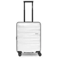 Produktbild: Bergpfeil Travel 4-Rollen Kabinentrolley S 55 cm mit Dehnfalte  weiss