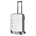 Produktbild: Bergpfeil Kleiner Hartschalen Kabinen-Koffer | Cabin-Trolley 40 x 22 x 55 cm aus hochwertigem Polypropylen-Material | Unisex Koffer nur 2,8 kg | Doppelrollen & TSA-Schloss (Travel)