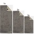 Produktbild: JOOP! 1600 Doubleface Handtuchset 1x Duschtuch 2x Handtuch 3x Gästetuch, Graphit