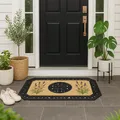 Produktbild: Fußmatte Beige Lavendel – Sauberlauf 45x75 cm – Türmatte Innen Bereich – Eing...