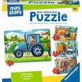 Produktbild: Ravensburger Puzzle 04194 Mein allererstes Puzzle, Fahrzeuge, ab 1 Jahr, 2, 3, 4 und 5 Teile