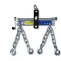 Produktbild: Wiltec Balancierer bis zu 750kg Positionierer für Werkstattkran als Kettenzug, Seilzug mit extra großen Befestigungsaugen Motorheber