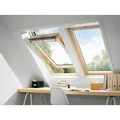 Produktbild: VELUX Holz Schwingfenster GGL  CK02 3070 klar lack THERMO    Alu  55x78 Uw-Wert: 1,3