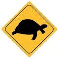 Produktbild: Autoaufkleber Sticker Achtung Schildkröte Aufkleber