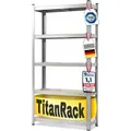 Produktbild: Schwerlastregal Grizzly Verzinkt Höhe: 180 Cm Breite: 90 Cm Tiefe: 60 Cm