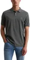 Produktbild: Marc OߴPolo Herren Kurzarm-Poloshirt aus Bio-Baumwolle Regular Fit, Grau (Grau), XXL