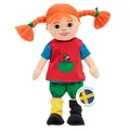 Produktbild: Pippi Langstrumpf sprechende Puppe 40 cm – süße Stoffpuppe & Sprechpuppe als Baby Spielzeug ab 10 Monaten & Taufgeschenk für Mädchen – weiche Funktionspuppe & Plüschpuppe