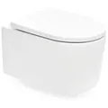 Produktbild: SAT Hänge-WC mit Softclose-Sitz weiß mit Wirbelspülung SAT72010RTORP