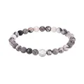 Produktbild: LIEBESKIND BERLIN Damen Beads Armband aus Pink Zebra Jasper LJ-0843-B-17