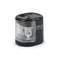 Produktbild: Rapesco PS12-USB, Elektrischer Bleistiftspitzer, Schwarz, Transparent, 1,2 cm, 6 mm, Beidhändig, Batterie / USB