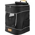 Produktbild: Cadoca - Haustierrucksack Bis 20 Kg Verstellbare Gurte Faltbar Kurzleine Reflektorstreifen Haustier Tragetasche Katze Hund Rucksack Transportrucksack Schwarz