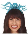Produktbild: Blauer Oktopus Haarreif mit Glitzer als Kostümzubehör für Karneval