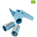 Produktbild: Zenker 3tlg. Set: Handmühle in Blau - (B)13,5 x (H)7,8 x (T)9 cm