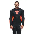 Produktbild: Dainese - Energyca Air Tex Jacket, Cordura Motorradjacke Herren, Abriebfeste Motorrad Jacke mit Winddichtem Futter, Atmungsaktive Jacke mit Austauschbarem Schulterschutz, Schwarz/Rot