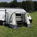 Produktbild: deiwo Seitenzelt 220x250cm Camping Luft Vorzelt für Wohnwagen, Wohnmobil inkl. Pumpe (220x250cm)