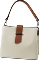 Produktbild: Toscanto Schultertasche Toscanto Damen Schultertasche Leder (Schultertasche), Damen Leder Schultertasche, beige, natur ca. 25cm