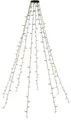 Produktbild: Goobay 200 LED-Baummantel mit Ring - mit Timer- und Memory-Funktion, 8 Leuchtmodi, 24-V-Außentrafo, warmweiß (3000 K), für den Innen- und Außenbereich (IP44)