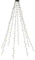 Produktbild: Goobay 60385 200 LED-Baummantel mit Ring, 8x 1,5 m, Olivgrün-Schwarz - mit Timer