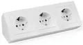 Produktbild: MCPOWER Steckdosenblock Flair, 3-fach, 16A/250V, weiß 1534269
