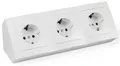 Produktbild: MCPOWER Steckdosenblock Flair, 3-fach, 16A/250V, weiß
