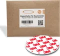 Produktbild: ECENCE Rauchmelder Magnethalter 1 Stück selbstklebende Magnethalterung für Rauchmelder Ø 70mm sc