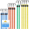 Produktbild: toolmate® Spanngurt 10er Expander mit Haken - Extra Starke Spanngummis - Gepäckspanner (10er Set, 10-St., 10-teilig) stabiler Gepäckspanner, zuverlässiges Transportzubehör