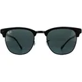 Produktbild: Ray-Ban Sonnenbrille Clubmaster Metall RB3716 186/R5 Matt Schwarz Grau