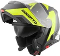 Produktbild: Bogotto V271 BT Zabu Bluetooth Klapphelm, schwarz matt/neon, XS