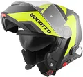 Produktbild: Bogotto V271 BT Zabu Bluetooth Klapphelm, schwarz matt/neon, XS