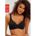 Produktbild: petite fleur T-Shirt-BH (Packung, 2 Stück) mit ungefütterten, nahtlosen Cups, aus Baumwollqualität schwarz 90