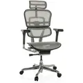 Produktbild: Bürostuhl / Chefsessel ERGOHUMAN GEN2 Netzstoff hellgrau hjh OFFICE