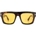 Produktbild: Tom Ford Lunettes De Soleil Fausto FT0711 56E Havana Brun