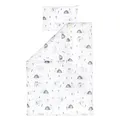 Produktbild: Julius Zöllner Kinderbettwäsche 100% Baumwolle, Standard 100 by OEKO-TEX, made in Germany, Gr. 100x135 + 40x60 cm, Mountain Bear