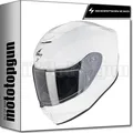 Produktbild: SCORPION INTEGRALHELM FÜR MOTORRAD EXO-JNR AIR SOLID WEISS L