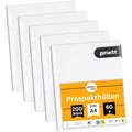Produktbild: perfect line 200 Prospekthüllen DIN-A4, Klarsichtfolien transparent, 60 my genarbt, dokumentenecht, säurefrei