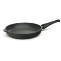 Produktbild: Hoffmann Germany Bratpfanne Aluguss Ø 26 cm – Made in Germany Pfanne, Aluguss (1-tlg), abnehmbarer Griff, backofenfest bis 250°C, Induktion, Antihaft schwarz Ø 26 cm