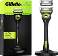 Produktbild: Gillette Labs Herrenrasierer, limitierte Edition, mit Peelingstange für eine mühelose Rasur, reinigt die Haut vor dem Durchgang der Klingen, 1 Griff, 2 Nachfüllungen, mit einer Premium-Magnethalterung