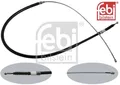Produktbild: febi bilstein 36347 Seilzug für Feststellbremse Handbremsseil Bremsseil für VW