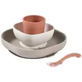 Produktbild: Beaba Essset, Weiß, Terracotta, Cappuccino, Kunststoff, 4-teilig, 18.3x18.3x3.8 cm, Füttern, Kindergeschirr