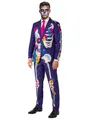 Produktbild: Opposuits Partyanzug Sugar Skull Anzug, Bei diesem Dia de los Muertos Design geht's drunter und drüber!